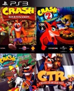 Ps3 Digital Combo 4x1 Crash (1 + 2 + 3 + CTR) Clasicos PS1