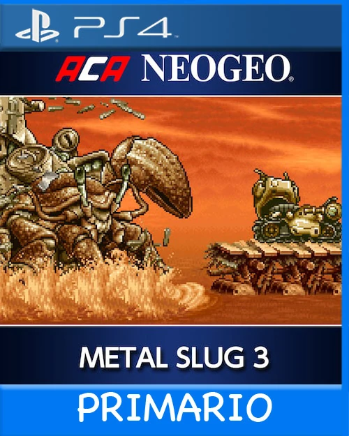 Ps4 Digital ACA NEOGEO METAL SLUG 3 Primario