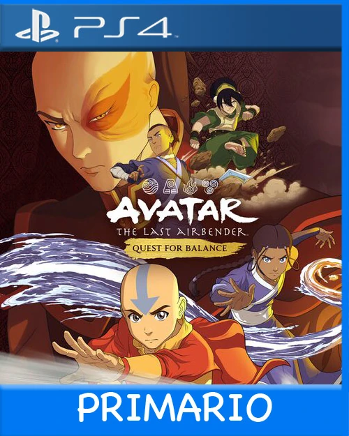 Ps4 Digital Avatar The Last Airbender Quest for Balance Primario