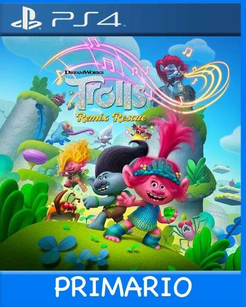 Ps4 Digital DreamWorks Trolls Remix Rescue Primario