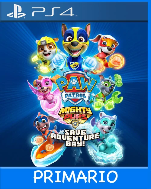 Ps4 Digital PAW Patrol Mighty Pups Save Adventure Bay Primario