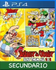 Ps4 Digital Asterix y Obelix Slap Them All 1 + 2 Secundario