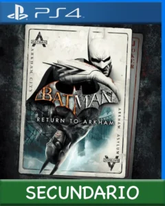 Ps4 Digital Batman Return to Arkham Secundario