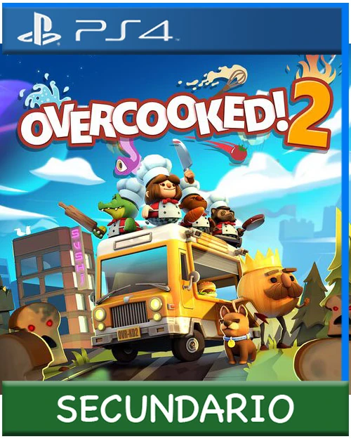 Ps4 Digital Overcooked 2 Secundario