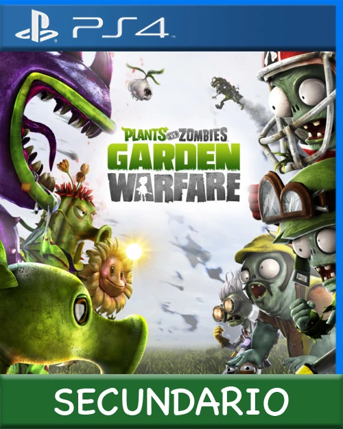 Ps4 Digital Plants vs Zombies Garden Warfare Secundario