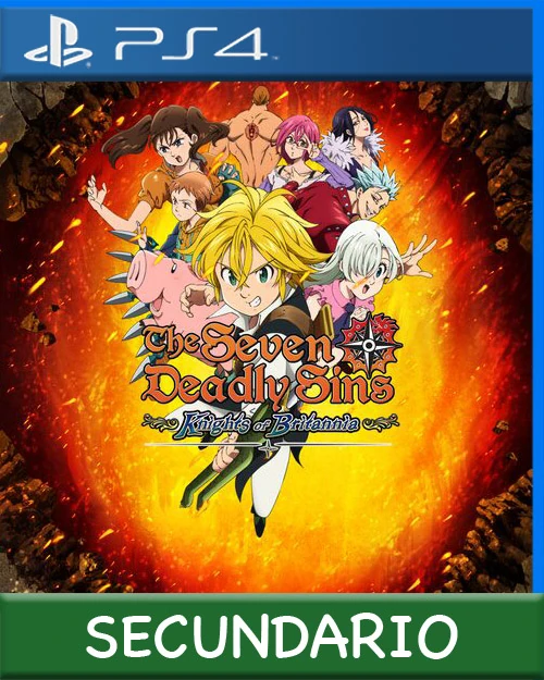 Ps4 Digital The Seven Deadly Sins Knights of Britannia Secundario