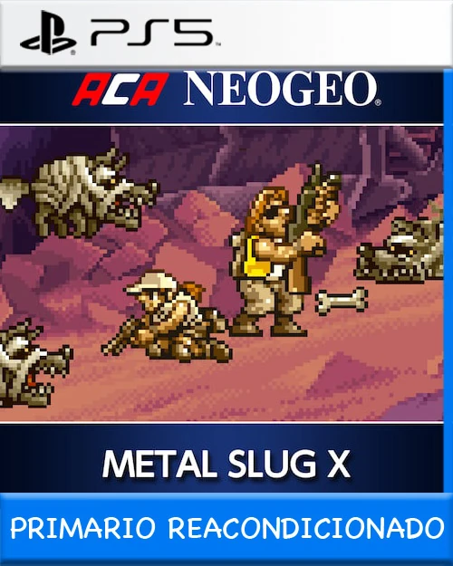 Ps5 Digital ACA NEOGEO METAL SLUG X Primario Reacondicionado