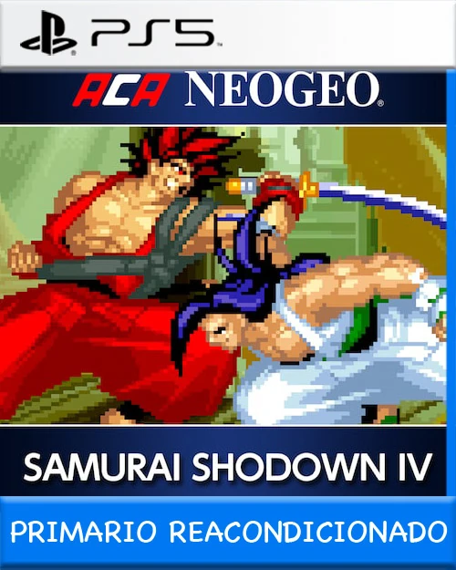 Ps5 Digital ACA NEOGEO SAMURAI SHODOWN IV Primario Reacondicionado