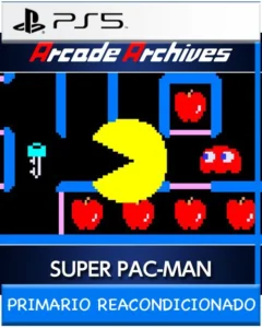 Ps5 Digital Arcade Archives SUPER PAC-MAN Primario Reacondicionado