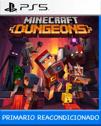 Ps5 Digital Minecraft Dungeons Primario Reacondicionado