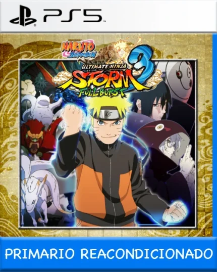 Ps5 Digital NARUTO SHIPPUDEN Ultimate Ninja STORM 3 Full Burst Primario Reacondicionado