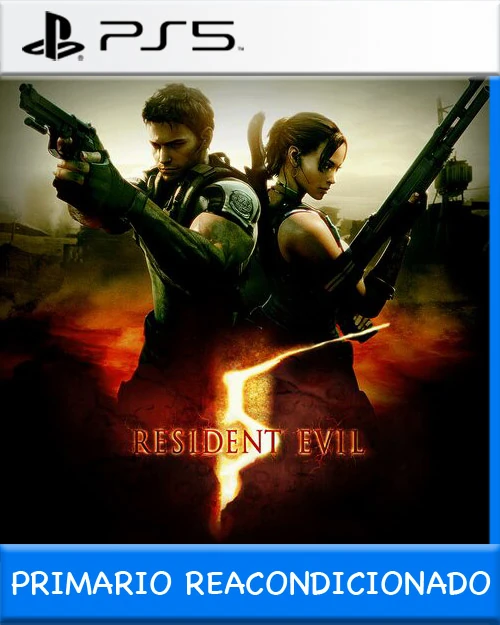 Ps5 Digital RESIDENT EVIL 5 Primario Reacondicionado