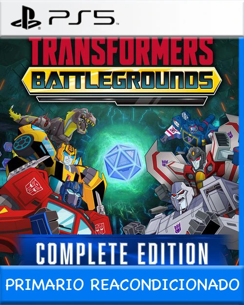 Ps5 Digital TRANSFORMERS BATTLEGROUNDS Primario Reacondicionado