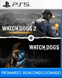 Ps5 Digital Watch Dogs 1 + Watch Dogs 2 Gold Editions Bundle Primario Reacondicionado