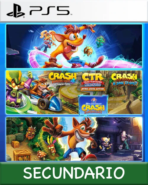 Ps5 Digital Crash Bandicoot - Crashiversary Bundle Secundario