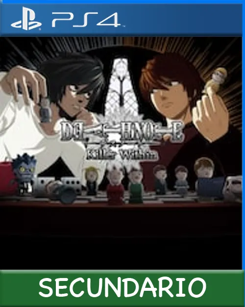 Ps4 Digital DEATH NOTE Killer Within Secundario