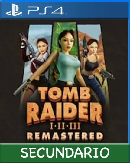 Ps4 Digital Tomb Raider I-III Remastered Starring Lara Croft Secundario