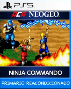 Ps5 Digital ACA NEOGEO NINJA COMMANDO Primario Reacondicionado