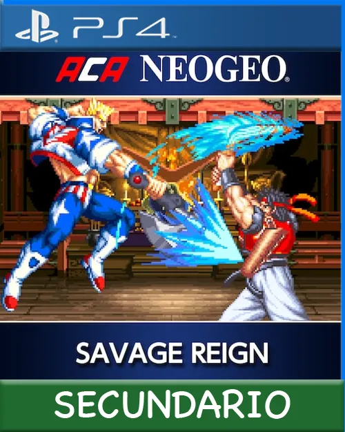 Ps4 Digital ACA NEOGEO SAVAGE REIGN Secundario