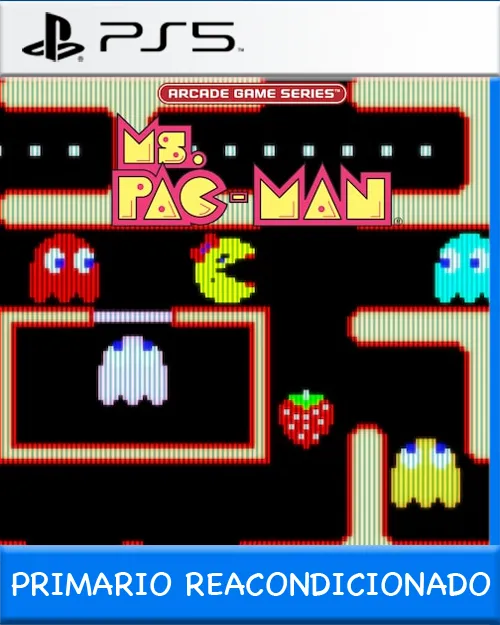 Ps5 Digital ARCADE GAME SERIES: Ms. PAC-MAN Primario Reacondicionado