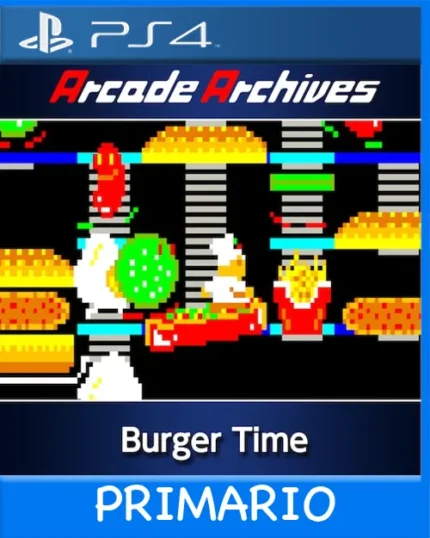 Ps4 Digital Arcade Archives Burger Time Primario