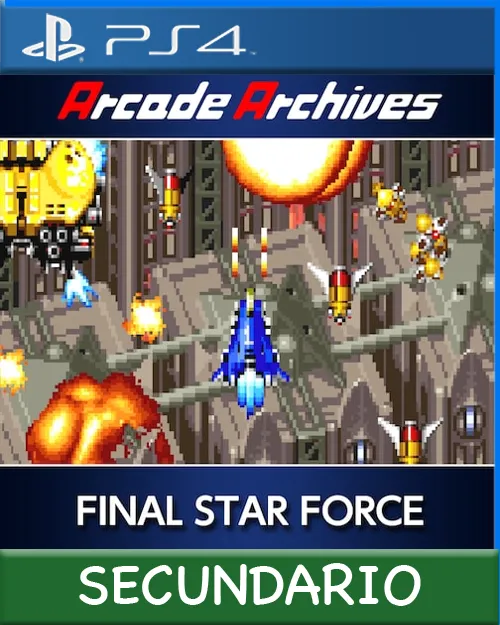 Ps4 Digital Arcade Archives FINAL STAR FORCE Secundario