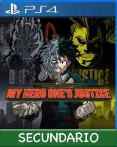 Ps4 Digital MY HERO ONE'S JUSTICE Secundario