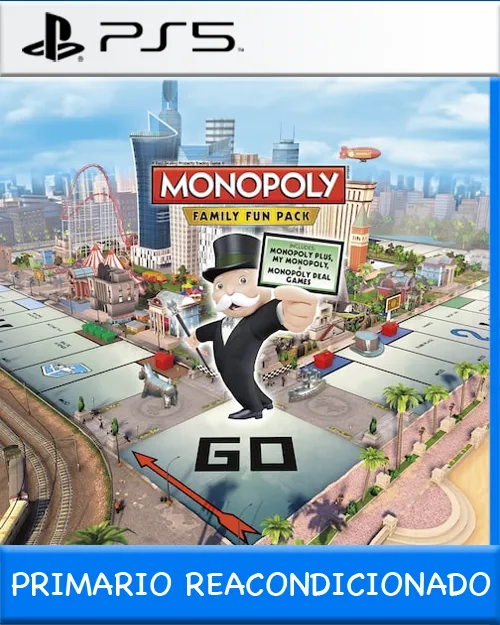 Ps5 Digital Monopoly Family Fun Pack Primario Reacondicionado