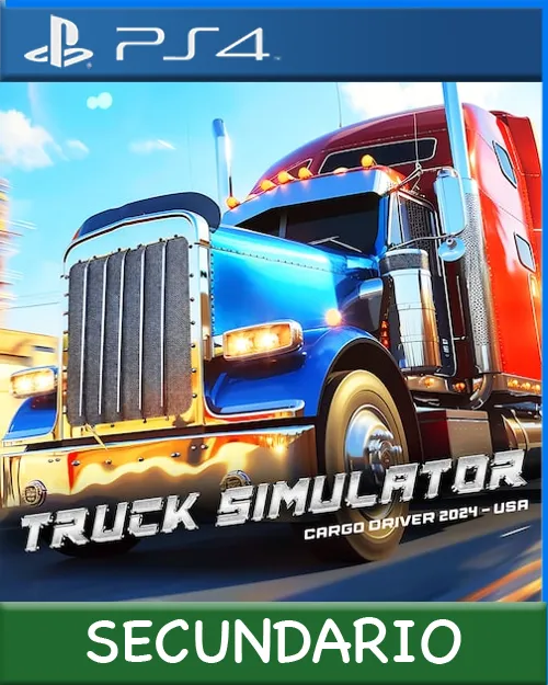 Ps4 Digital Truck Simulator Cargo Driver 2024 - USA Secundario