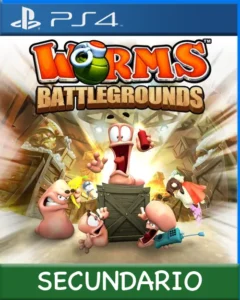 Ps4 Digital Worms Battlegrounds Secundario